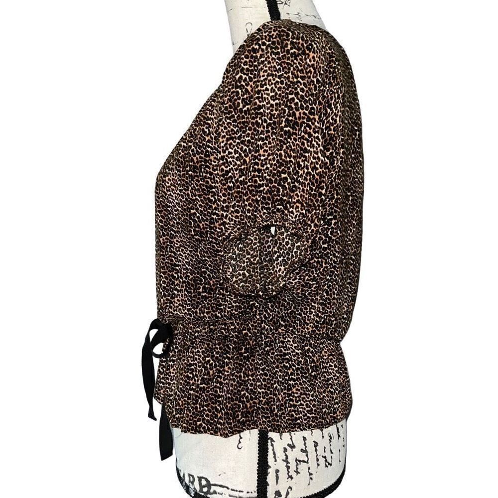 ‎Express leopard print blouse XS - Picture 3 of 6